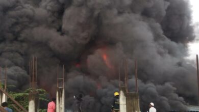 Fire in Bahadurpura, Hyderabad