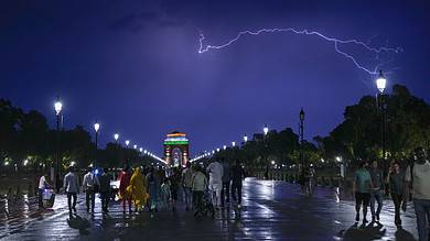 Weather: Rain in New Delhi