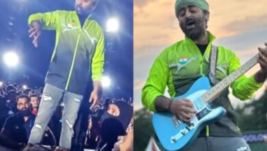Arijit Singh injured after excited fan pulls hand during live concert, says "my hand is shaking"