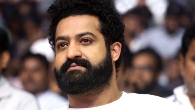 Did Jr. NTR call in a body double for action sequences?