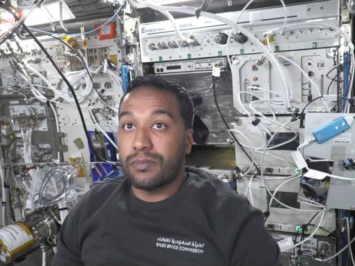 Watch: Saudi astronaut Ali Al-Qarni begins artificial seeding experiment in space