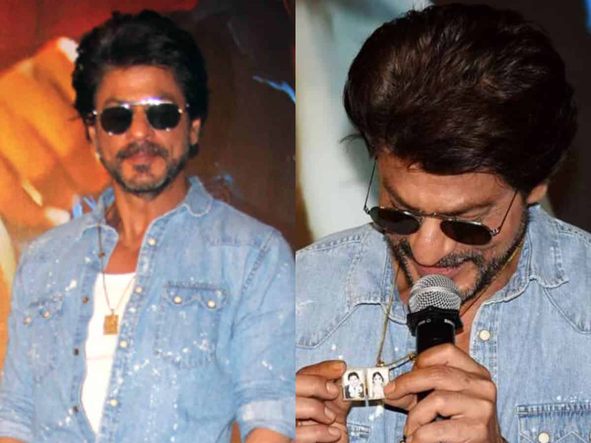 SRK shows off his special locket with parents' pics - Watch