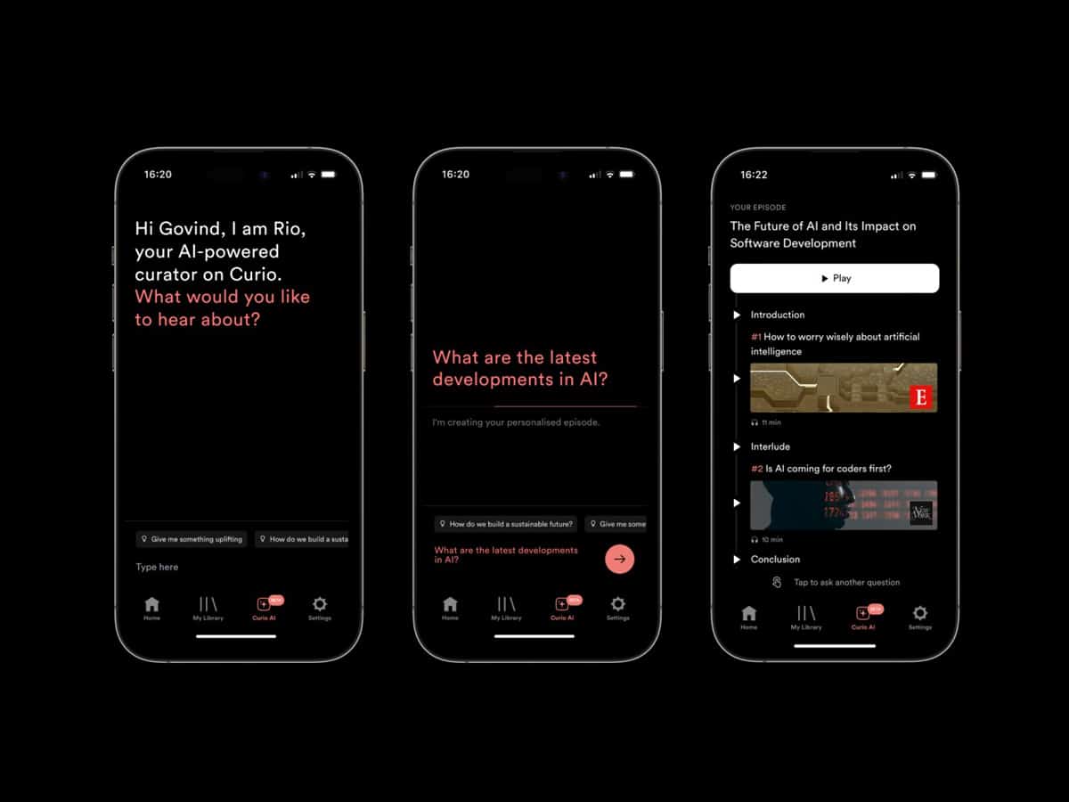 This audio journalism app lets you create personalised episodes via AI