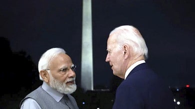 Prime Minister Narendra Modi meets US President Joe Biden