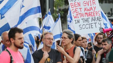 For 23rd week, Israelis protest against judicial overhaul, Arab crime deaths
