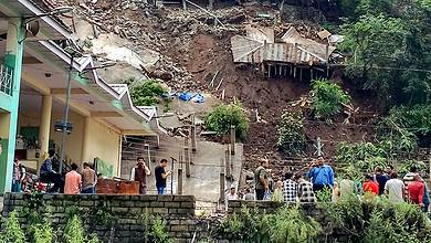 Landslide in Himachal Pradesh's Kullu