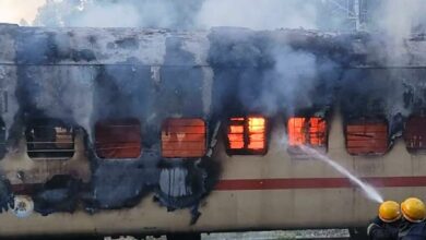 TN: 8 die as parked train catches fire; authorities blame 'illegal cylinder'