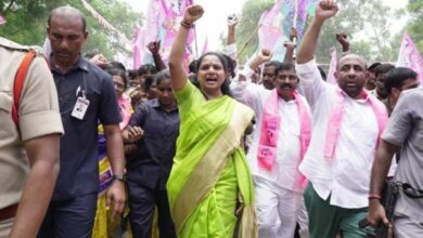 Kavitha questions Congress's effort towards Muslims in Telangana