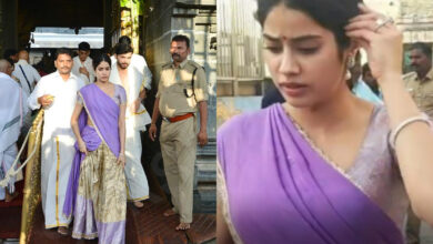Janhvi Kapoor visits Tirupati temple after secret engagement?