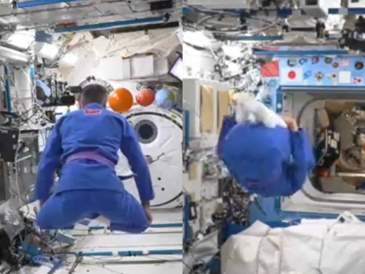 Watch: UAE astronaut shares some of his preferred Jiu Jitsu techniques in space