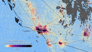 NASA showcases 1st images from pollution-monitoring instrument