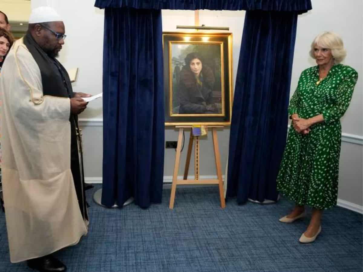 UK: British Indian spy Noor Inayat Khan's portrait unveiled by Queen Camilla