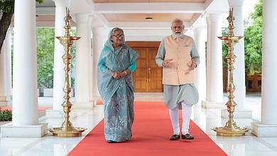 G20 Summit: Prime Minister Narendra Modi meets Sheikh Hasina