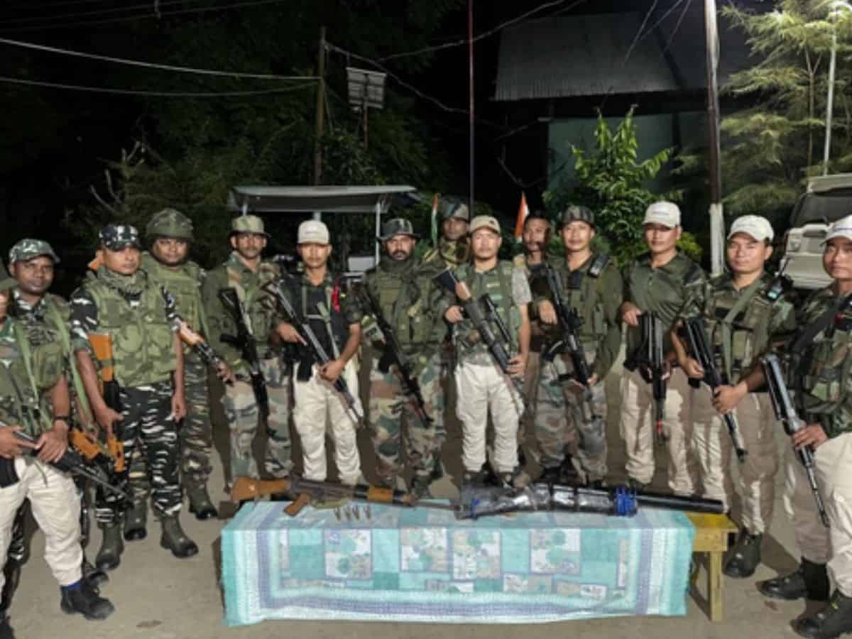 Looted arms recovered in Manipur