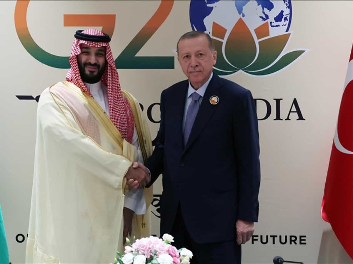 G20 Summit: Saudi Crown Prince meets Turkish Prez in New Delhi