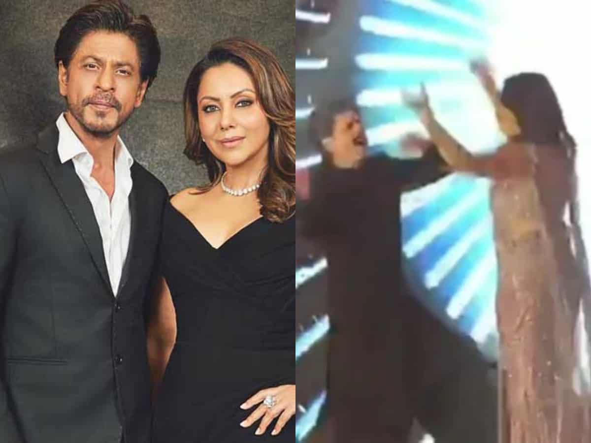 Gauri Khan's stunning dance outshines Shah Rukh Khan (Video)
