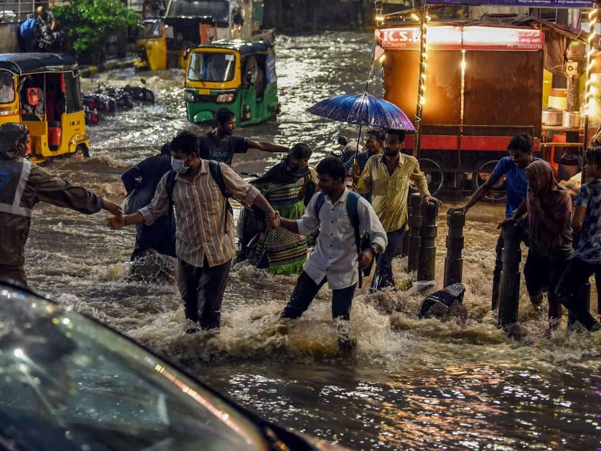 rainfall in Hyderabad
