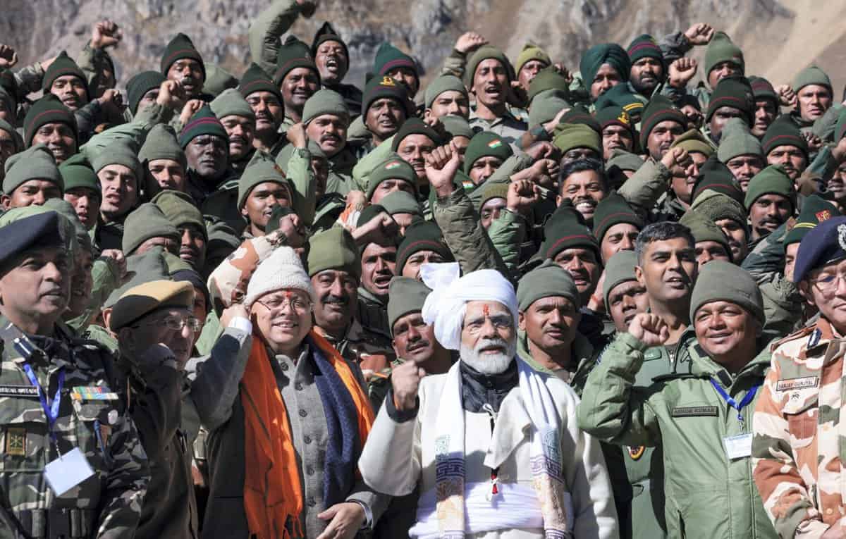 In pics: Prime Minister Narendra Modi at Parvati Kund in Pithoragarh