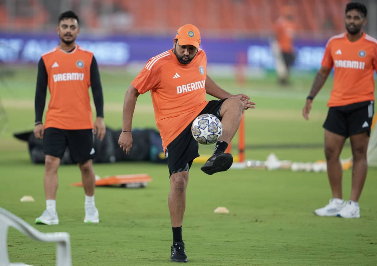 ICC World Cup 2023: India practice session
