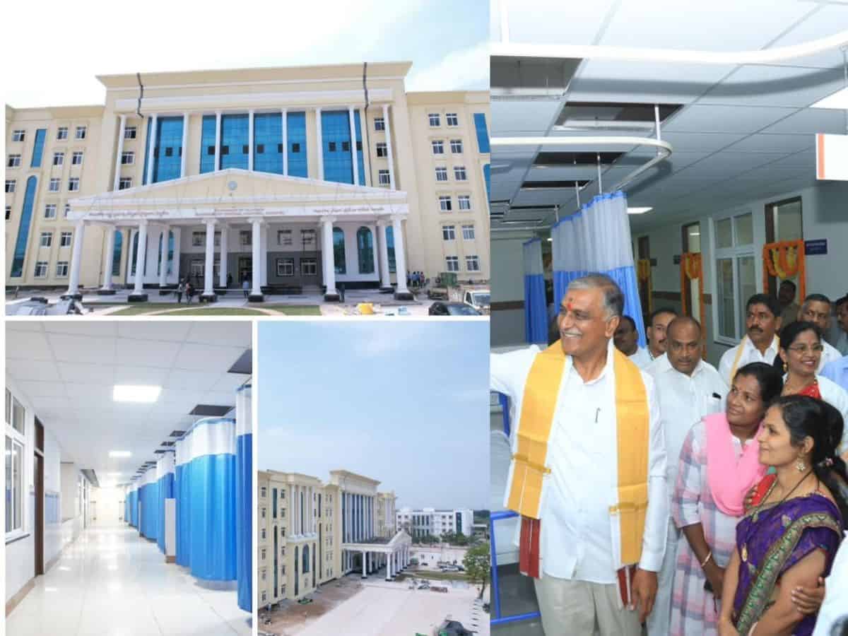 Harish Rao launched a 1000-bedded hospital attached to the government medical college in Siddipet
