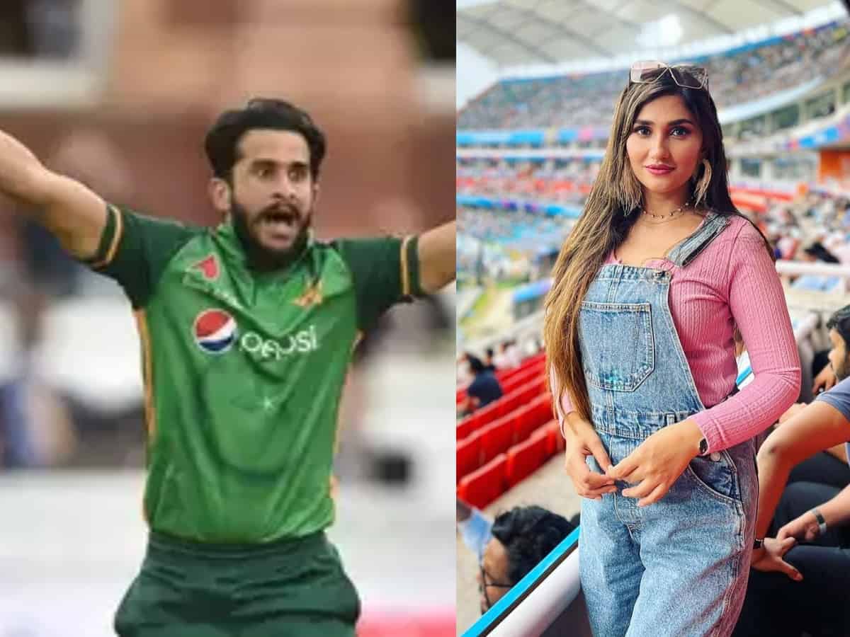 Hassan Ali's wife shares pics of WC match from Hyderabad
