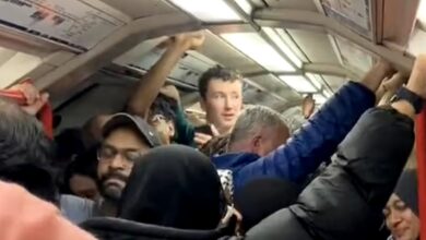 Video: London subway tube driver leads 'free Palestine' chant