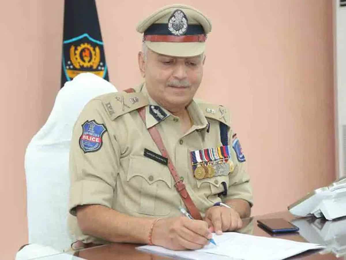 Hyderabad Police Commissioner Sandeep Shandiliya Hospitalised