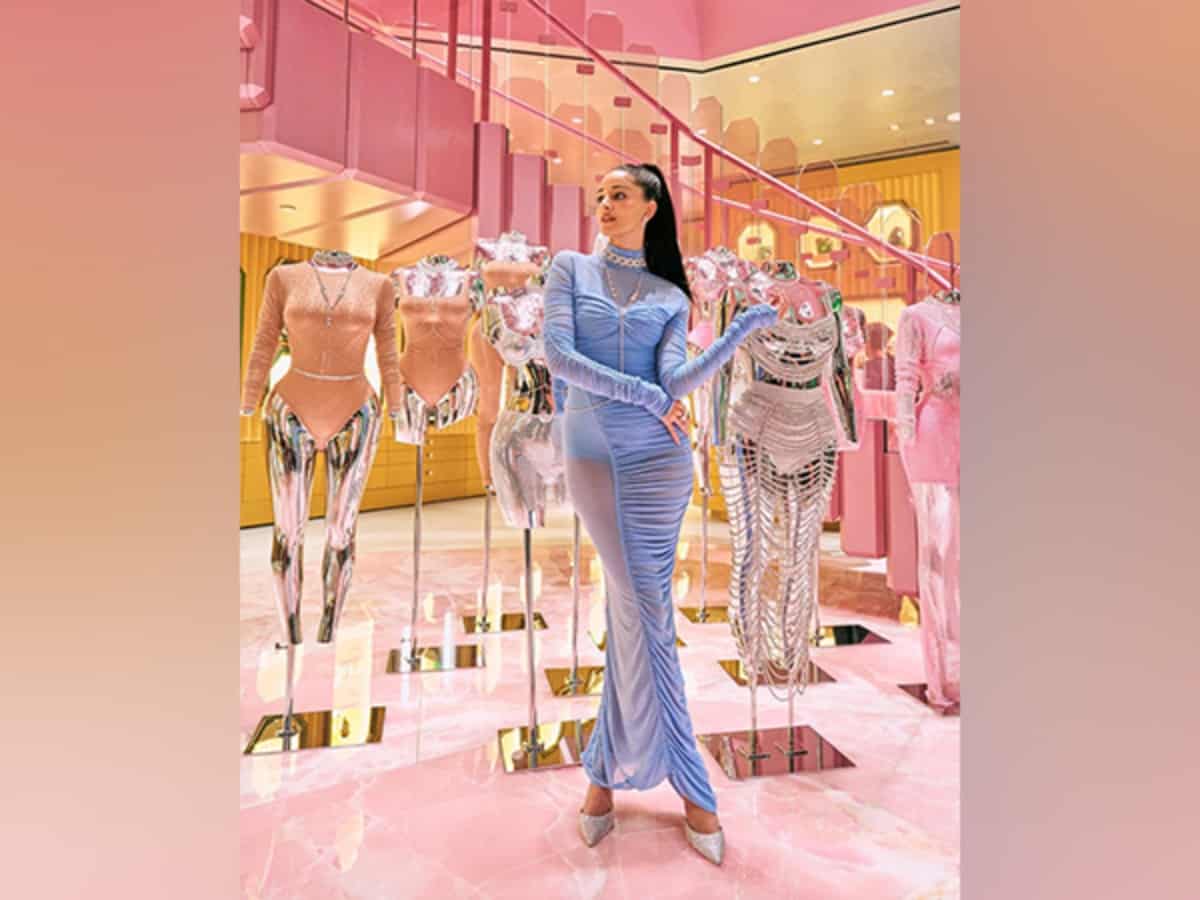 Ananya Panday poses with Kim Kardashian, Freida Pinto at store launch event in New York