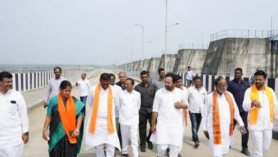 Telangana: BJP leaders inspect Medigadda, demands CBI probe