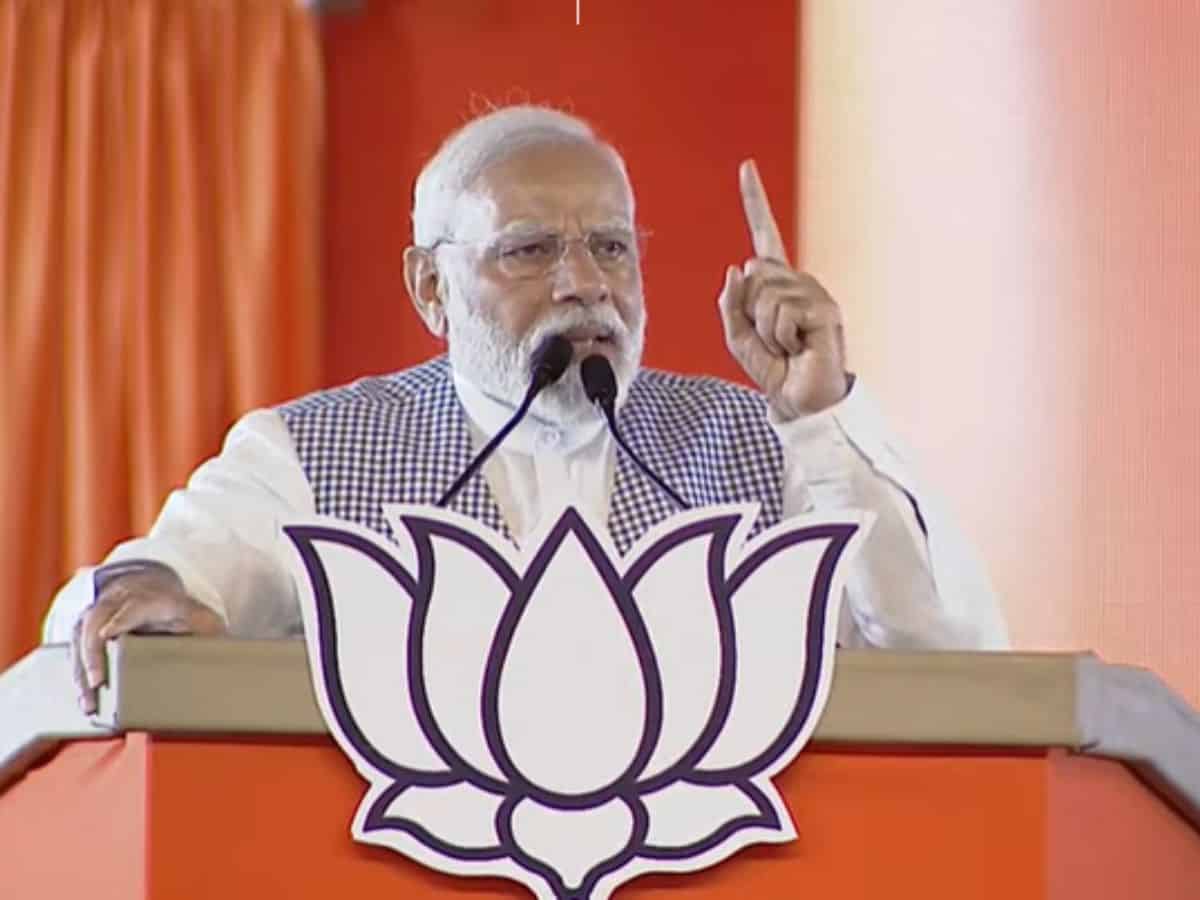 Telangana polls: PM Modi to address rally in Hyderabad today