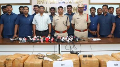 City Police nabs peddlers for transporting ganja from Odisha
