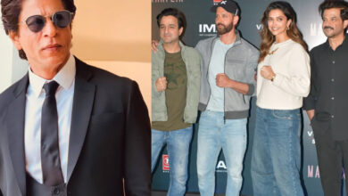 SRK arrived in style for Hrithik Roshan, Deepika Padukone's 'Fighter' screening