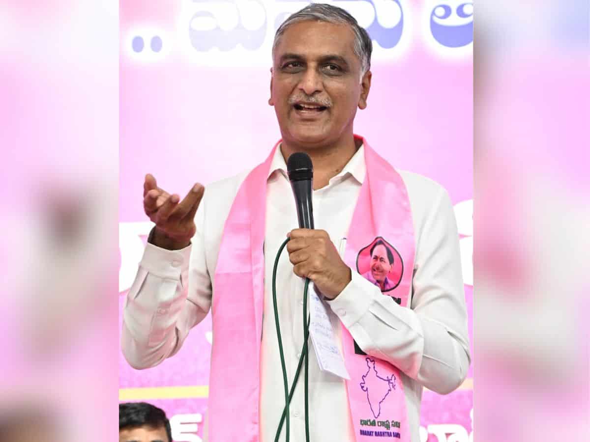 BRS will setup legal cell to protect party workers from false cases: Harish Rao