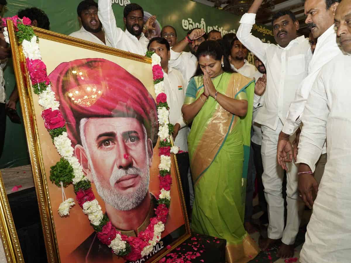 Install Phule's statue at Telangana Assembly: Kavitha asks Congress govt