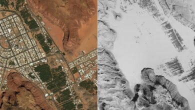 Geospatial authority displays corrected historical photos of Saudi Arabia