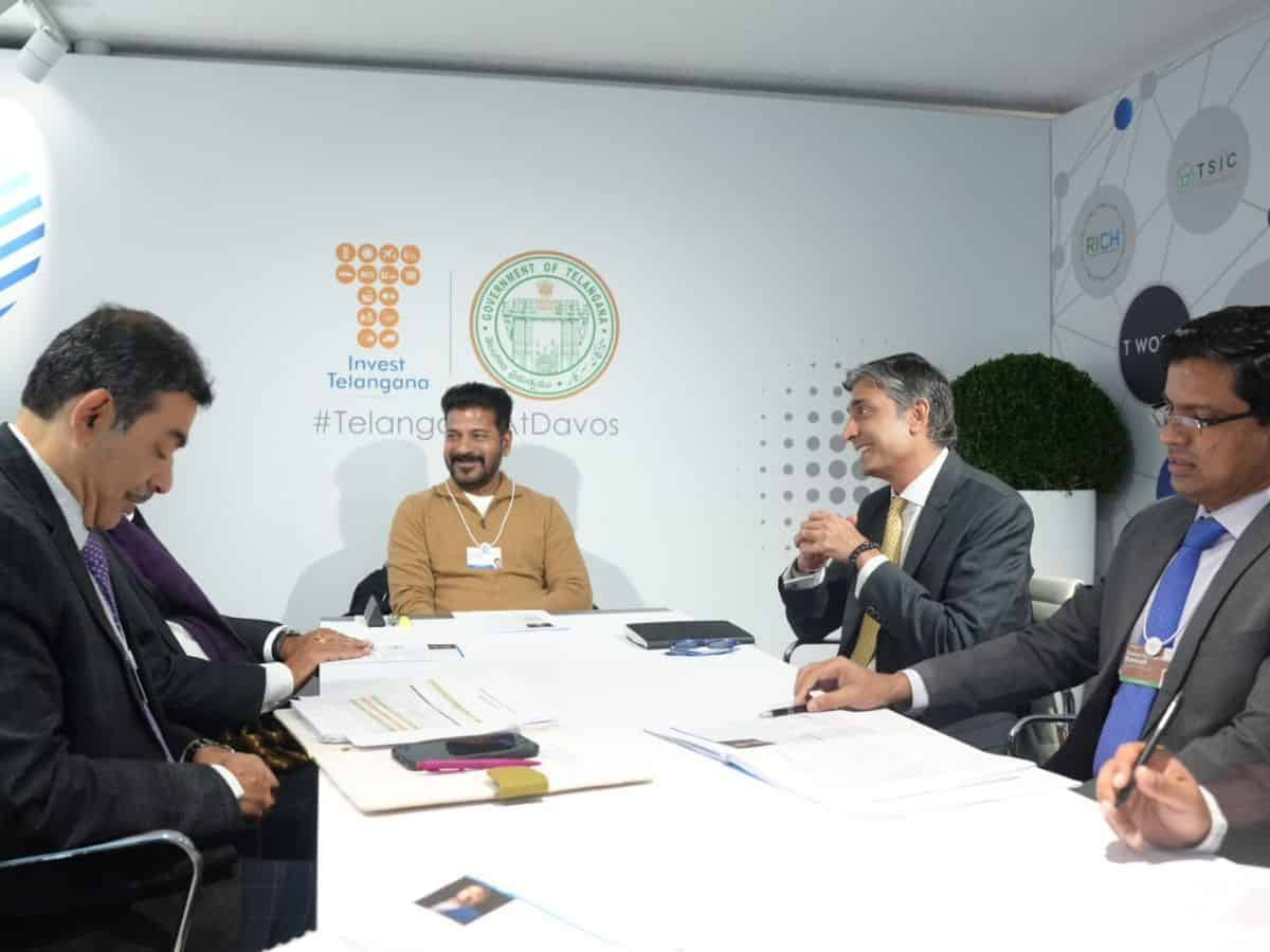 Telangana seals investment worth Rs 36500 crore at WEF Davos