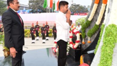 Telangana: CM Revanth Reddy pays tributes at Martyrs’ Memorial