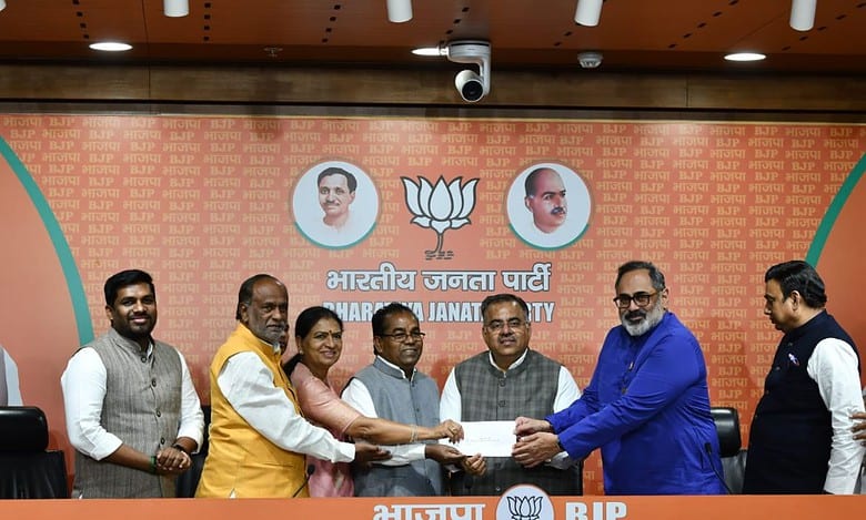 Telangana: BRS MP Pothuganti Ramulu joins BJP ahead of LS polls