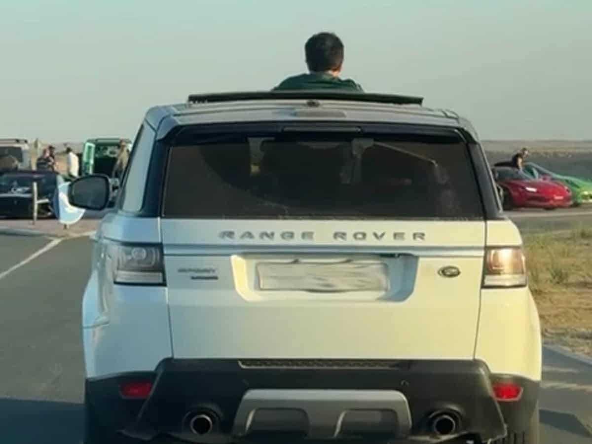 Rs 45K fine for leaning out of moving car's window, sunroof in Dubai, Abu Dhabi