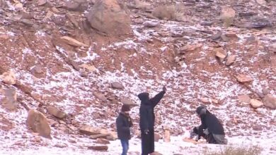 Watch: Snow covers Saudi Arabia’s Tabuk as temperature drops below zero