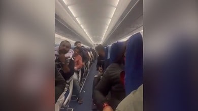 Video: Trembling passengers pray as IndiGo flight encounters turbulence