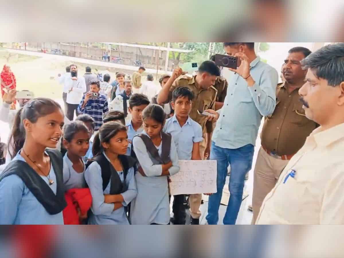 Rajasthan Muslim teachers: 'Wont leave until suspension is reversed', students tell SDM