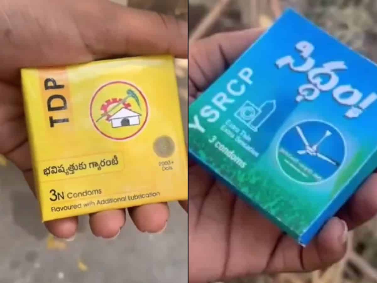 It's now 'condom politics' in poll-bound Andhra Pradesh