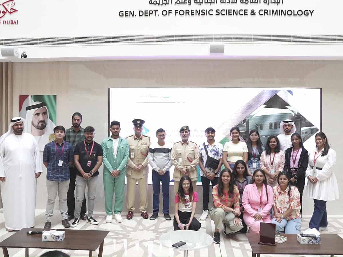 Dubai police shares insight into forensic evidence work with Indian delegation