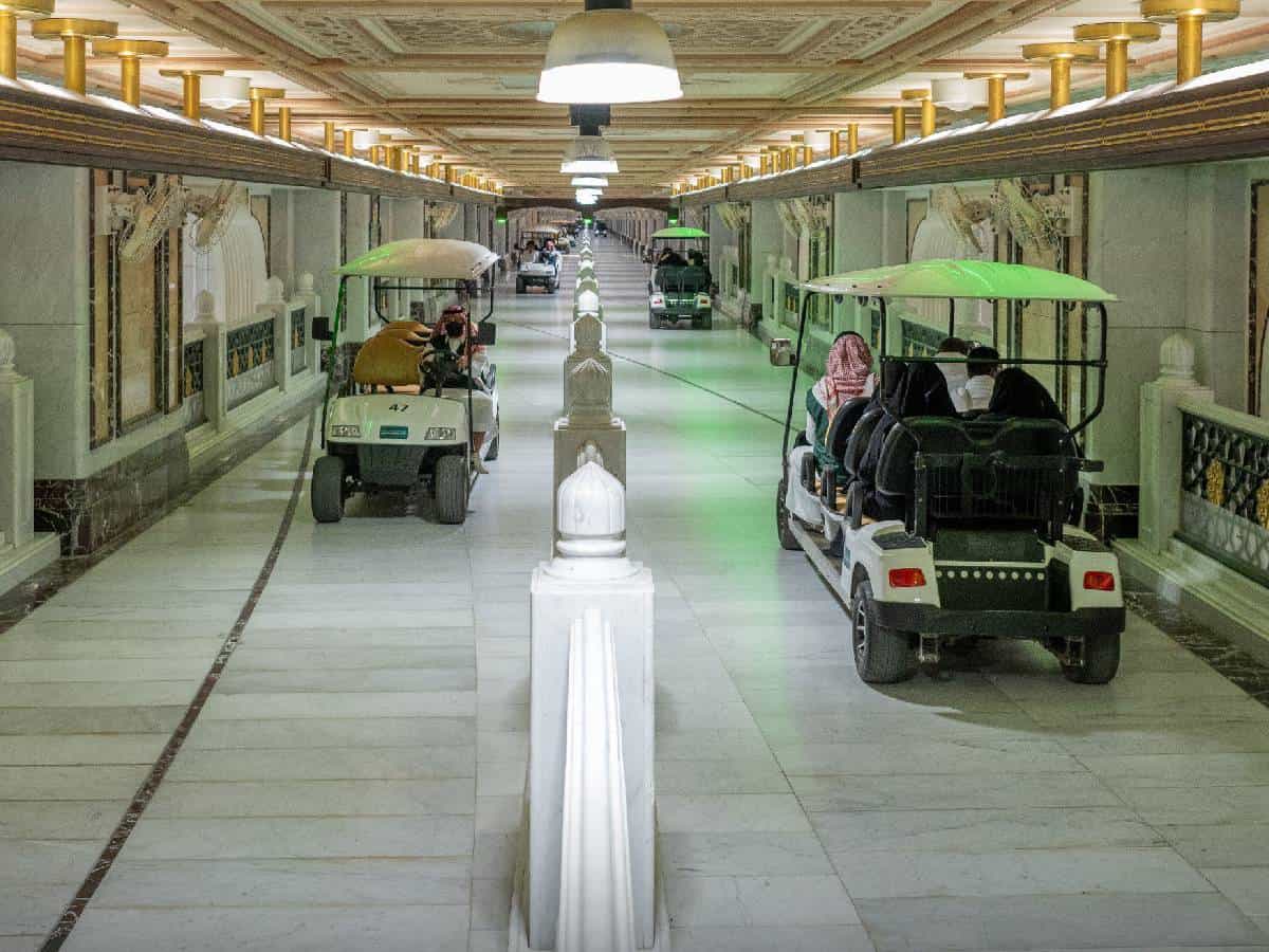 Saudi Arabia launches golf carts for Sa'i at Makkah's Grand Mosque