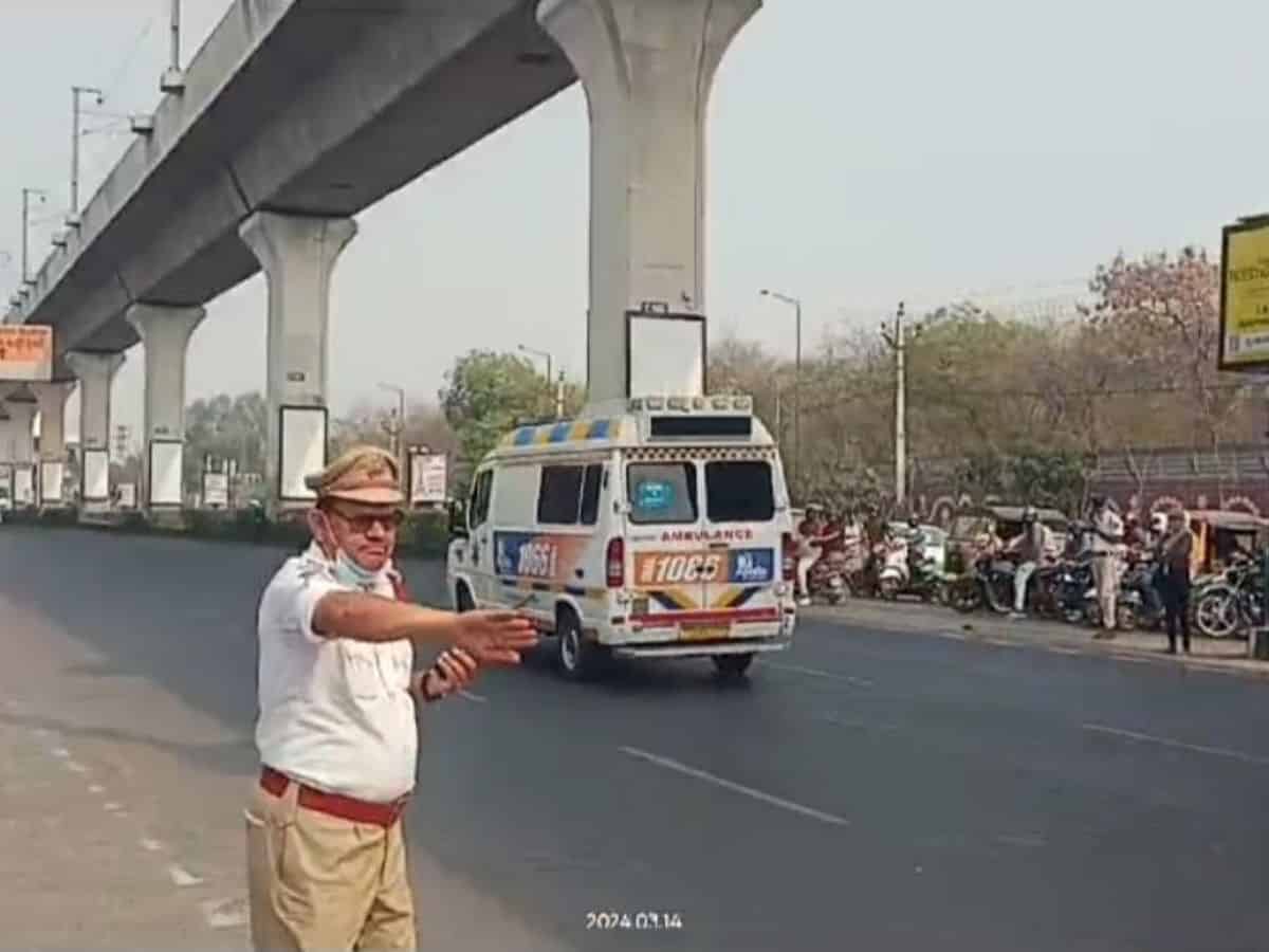 Hyderabad cops arrange green channel for transport of live heart