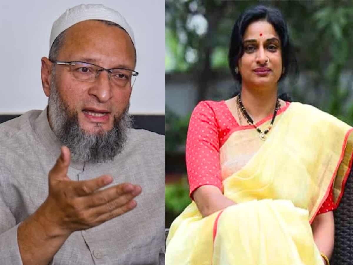 BJP's Hyderabad LS candidate takes dig at Owaisi over garbage on Old City roads