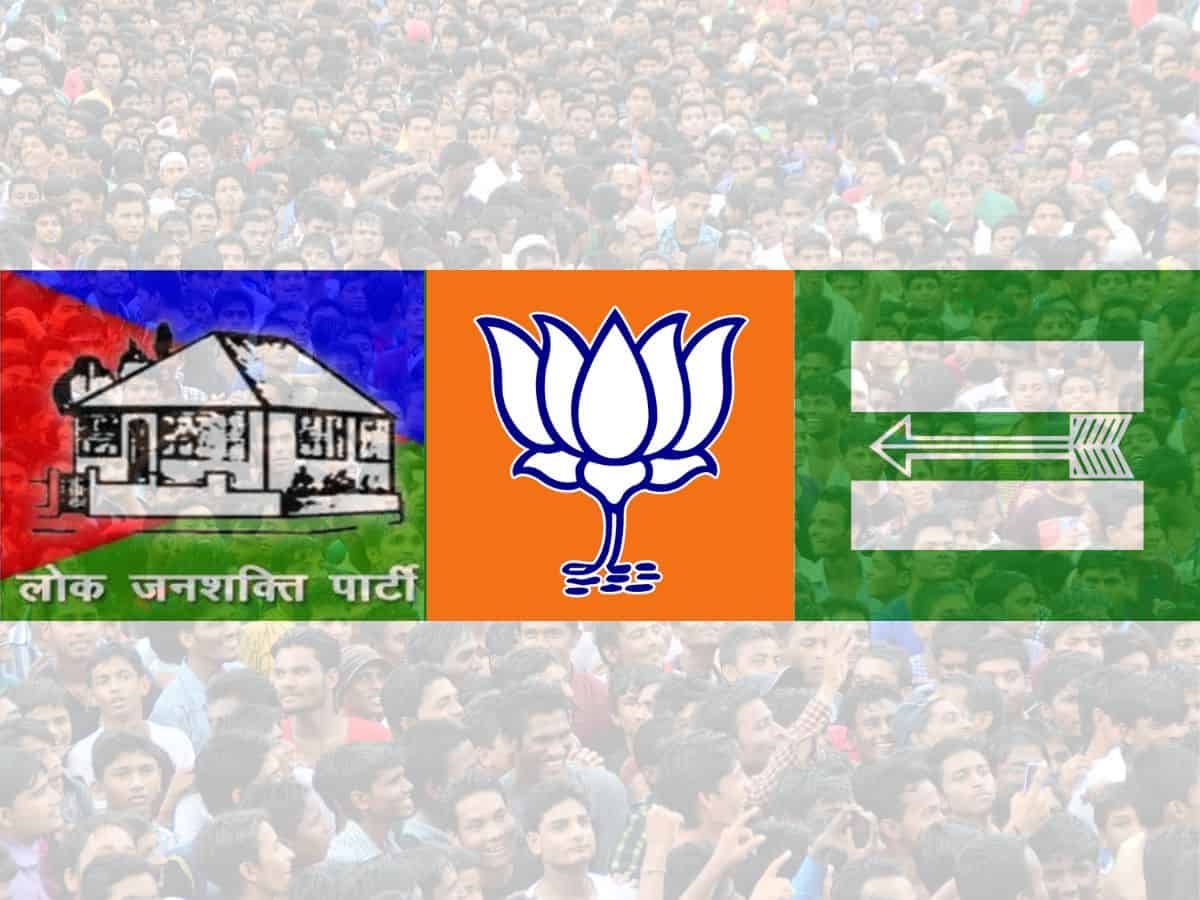 NDA announces Bihar seat-sharing pact: BJP to contest 17, JD(U) 16, Chirag's LJP 5