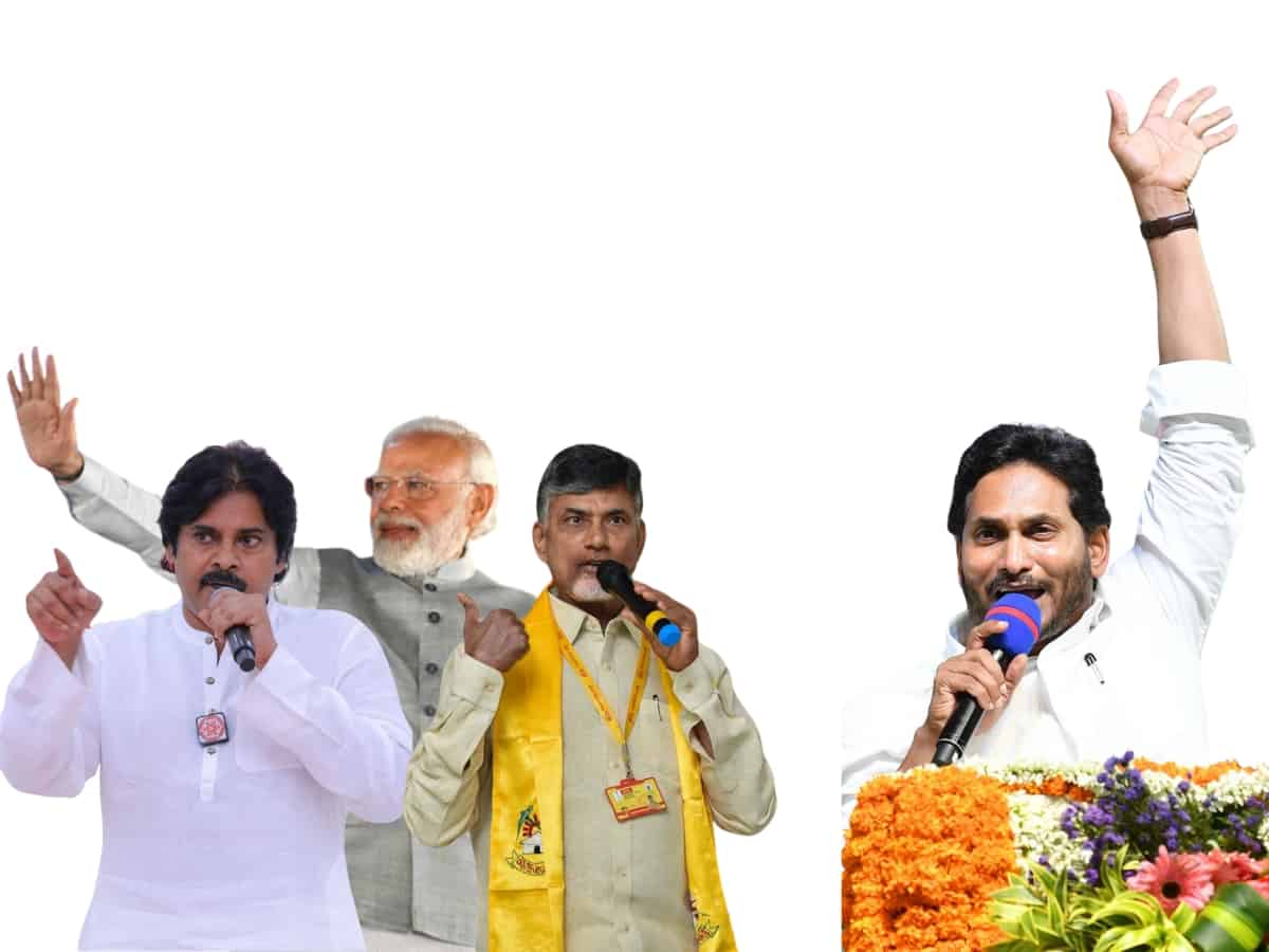 Andhra Assembly polls: Stage set for fierce poll battle between YSRCP and TDP