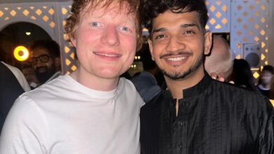 Munawar Faruqui poses with Ed Sheeran in Kurta, Ramzan vibes on!